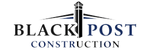 Black Post Construction logo